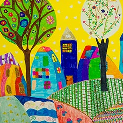 Le béton prend des couleurs