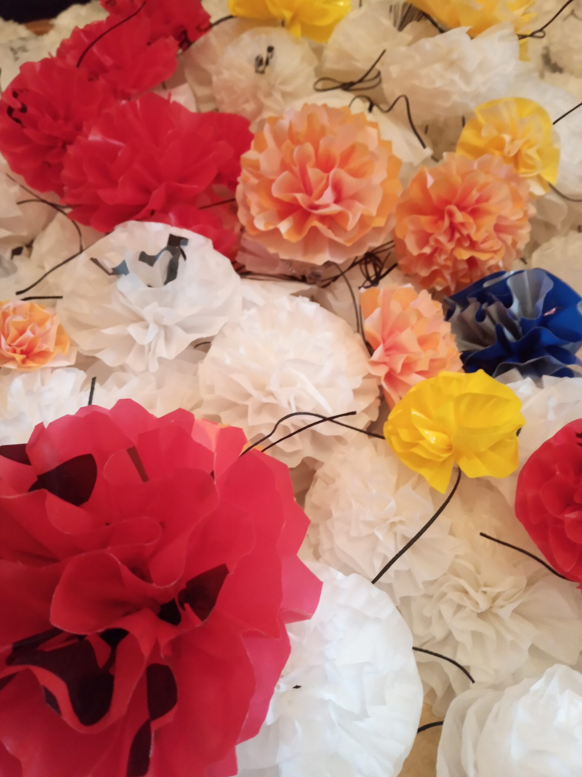 Atelier Fleurs et Maracas pour le dia de los muertos