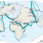 Les câbles sous-marins qui connectent l’internet mondial : un enjeu géopolitique.
